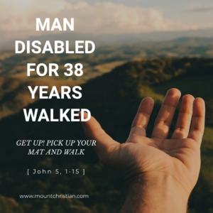 MAN DISABLED FOR 38 YEARS WALKED