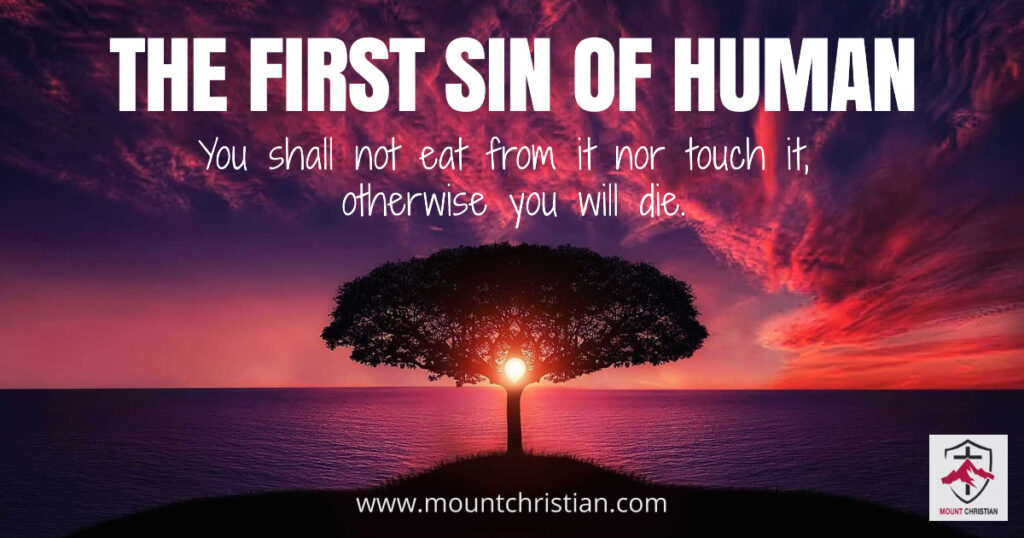 THE FIRST SIN OF HUMAN