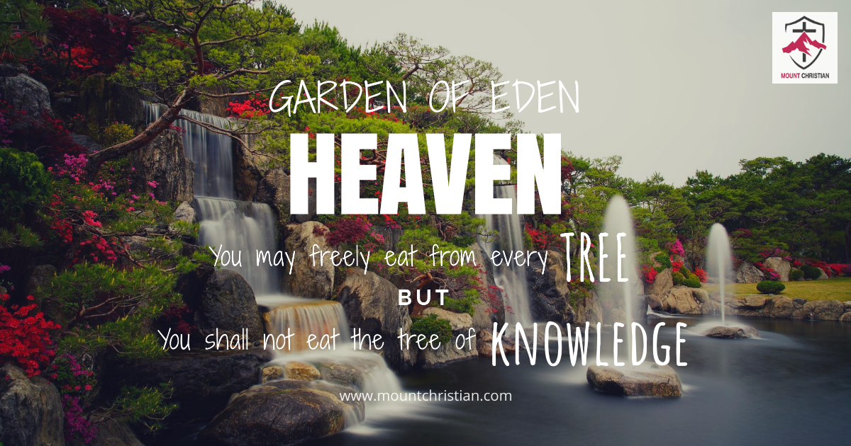 is the garden of eden between heaven and earth